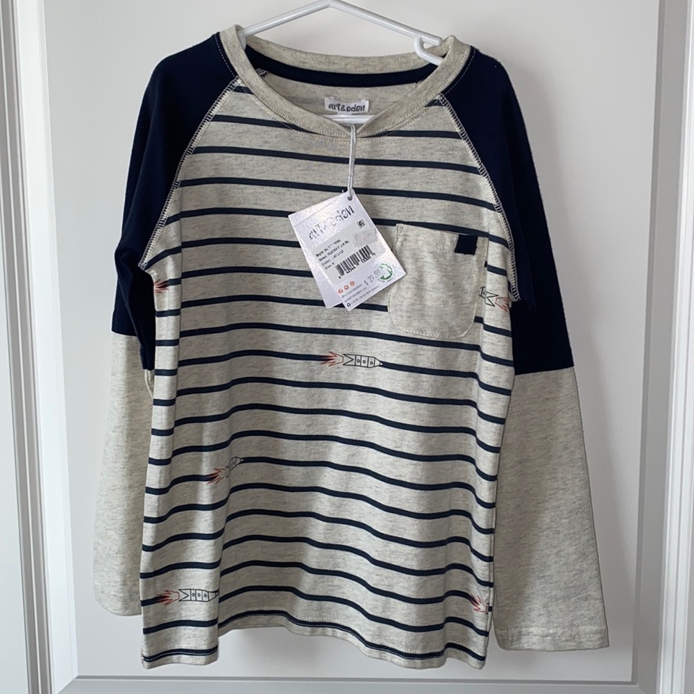 NWT Art & Eden long sleeve rocket shirt